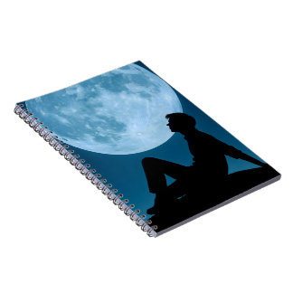 Mondlicht-Reflektionen-Notizbuch Notizblock