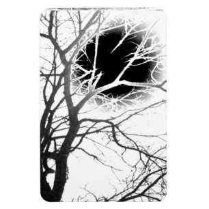 Mondlicht-Silhouette Magnet
