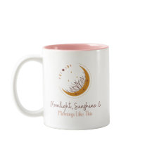 Mondlicht, Sonnenschein und Morgens wie diese Tass
