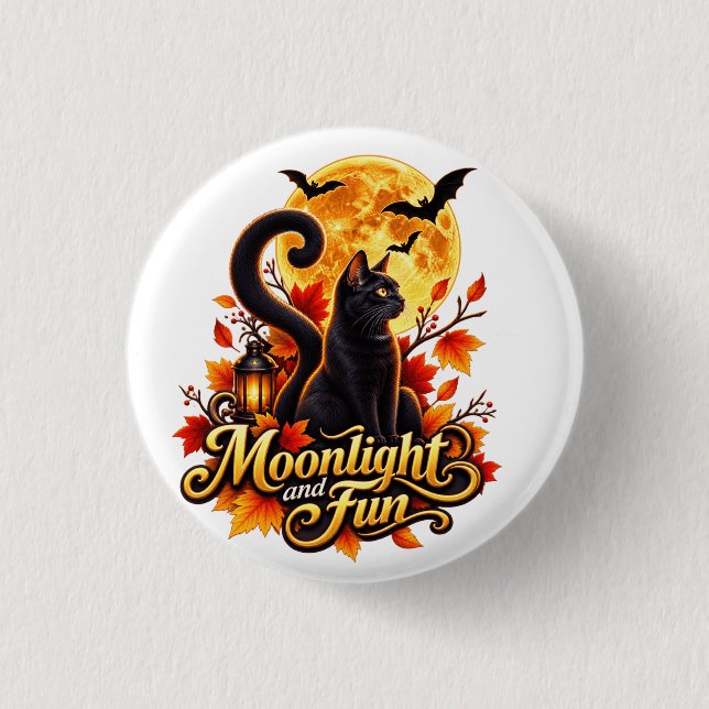 Mondlicht & Spaß Button (Vorderseite)