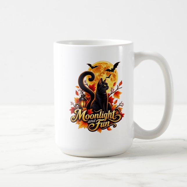 Mondlicht & Spaß Kaffeetasse (Rechts)