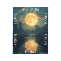 Mondlicht-Sumpf-TTRPG-Tischplatten-Gaming-Board