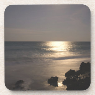 Mondlicht über den Ozean Getränkeuntersetzer