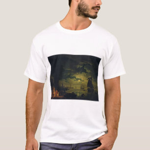 Mondlicht über Palermo High-Fidelity Fine Art T-Shirt