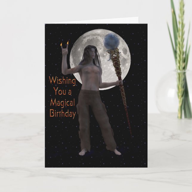 Mondlicht und Magick Karte (Vorderseite)