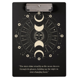Mondlicht und Starlit Night Phones Klemmbrett