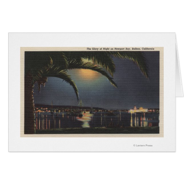 Mondlichtansicht der Bucht von Newport (Vorderseite (Horizontal))