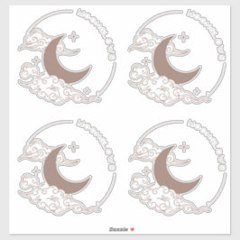 Mondlichter Aufkleber