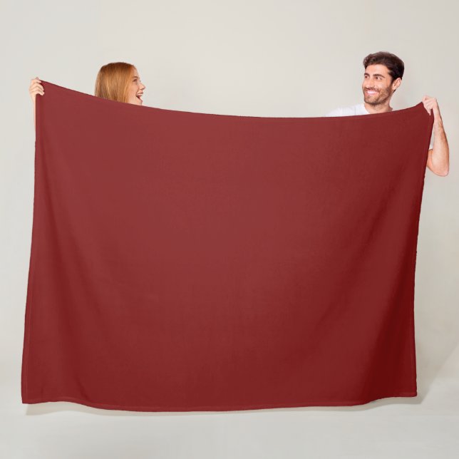 Mondlichtrot Fleecedecke (Beispiel)
