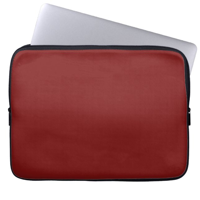 Mondlichtrot Laptopschutzhülle (Vorderseite)