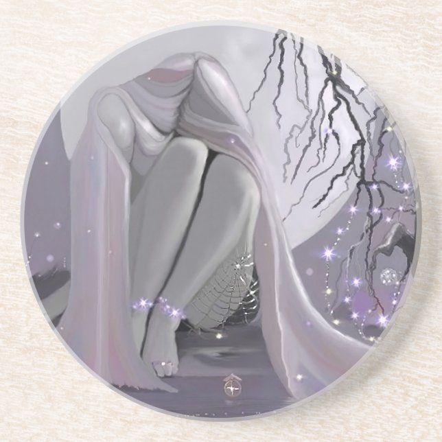 Mondlichtschläfer! Untersetzer (Vorne)