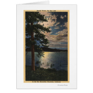 Mondlichtsicht auf den See