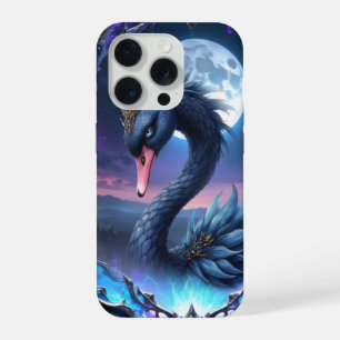 Mondlichtwächter – Schwan des stillen Lichts. iPhone 15 Pro Hülle