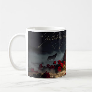 Mondliebende Gestohlene Worte Romantik Kunst Tasse