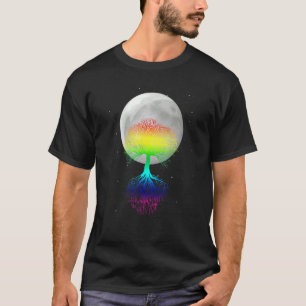 Mondmond-Mondkalender Nachtschwärme voller Leben T-Shirt