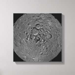 Mondmosaik des Nordpolargebiets des m Leinwanddruck