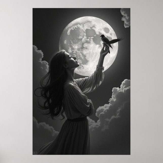 Mondnachtserenade Poster (Vorne)