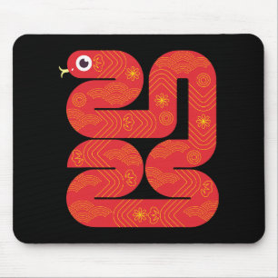 Mondneujahr 2025 - Jahr der Schlange Mousepad