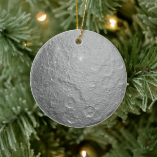 Mondoberfläche im Weltraum Keramikornament