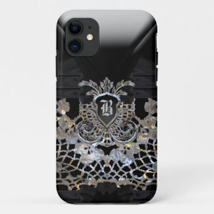 Mondparty Mädchenhaft Elegantes Monogramm Case-Mate iPhone Hülle