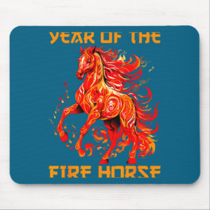 Mondpferd-Feuer-Jahr-ja-neues-chinesisches-glückli Mousepad