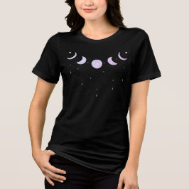 Mondphase und Tau - Pastell Tri-Blend Shirt