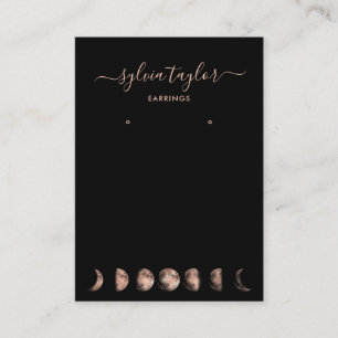 Mondphasen Erring-Rahmen-Anzeige Logo hinzufügen B Visitenkarte