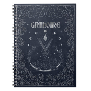 Mondphasen-Grimoire Notizblock