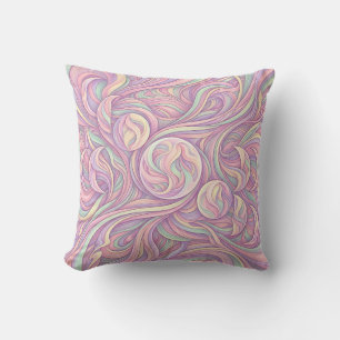 Mondphasen-Kissen - Pastellweiches Design Kissen