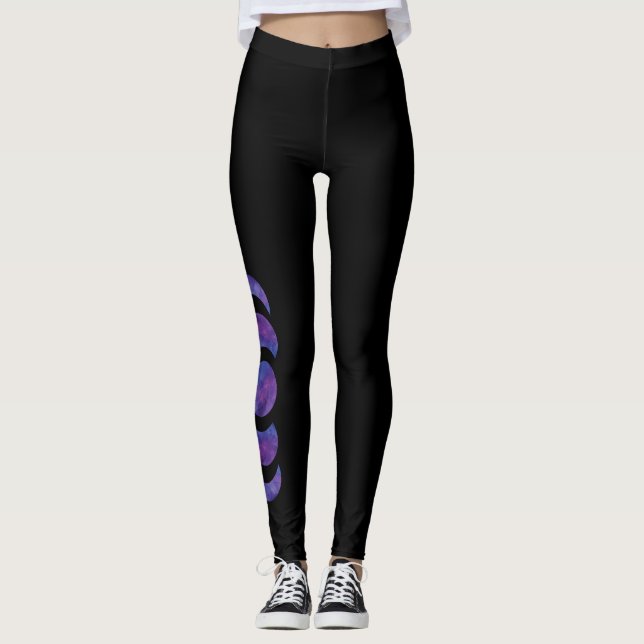 Mondphasen-Leggings Leggings (Vorderseite)