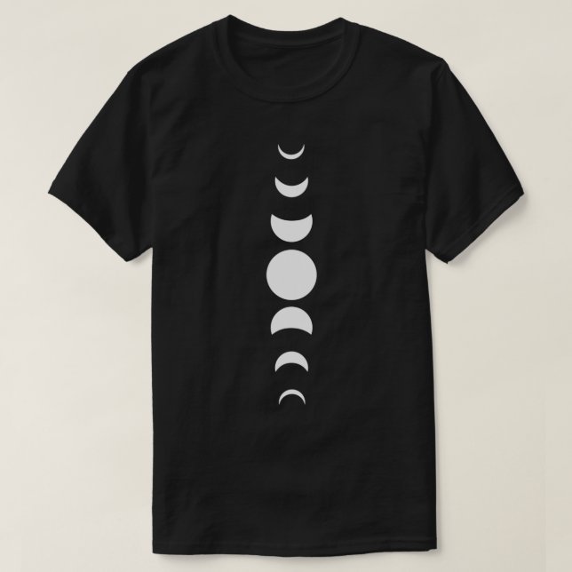 Mondphasen Lunar Zyklusastronomie Pullover (Design vorne)