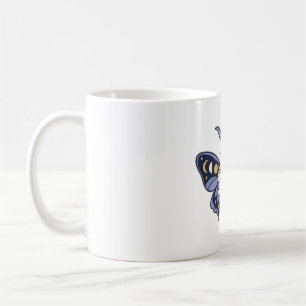 Mondphasen-Motten-Lesebuch-Tasse - Cozy Celestial Kaffeetasse