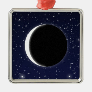 Mondphasen Ornament Aus Metall