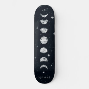 Mondphasen Skateboard