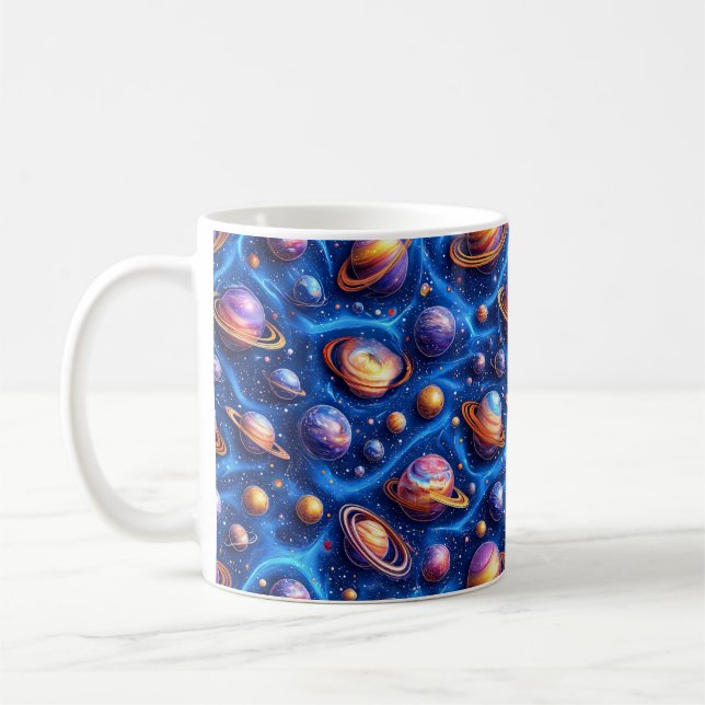 Mondplaneten-Galaxie Kaffeetasse (Links)