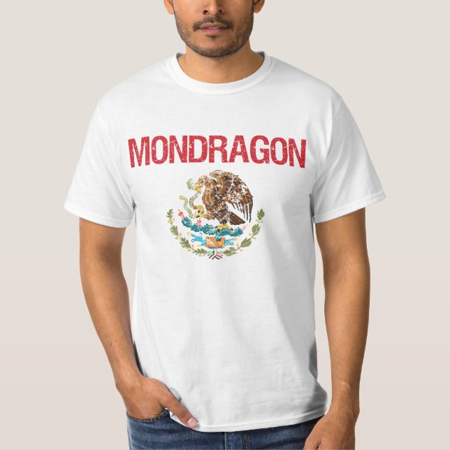 Mondragon Familienname T-Shirt (Vorderseite)