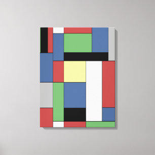 Mondrian #11 leinwanddruck