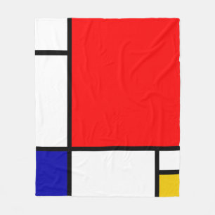 Mondrian 1 fleecedecke
