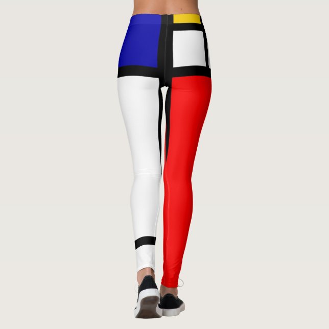 Mondrian 1 leggings (Rückseite)