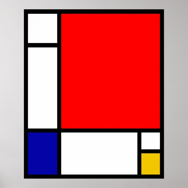 Mondrian 1 poster (Vorne)