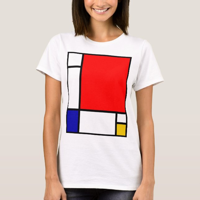 Mondrian 1 T-Shirt (Vorderseite)