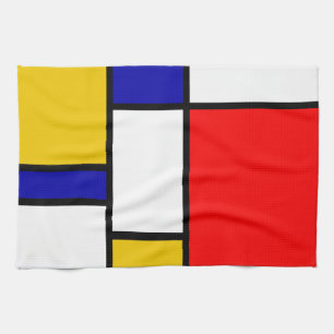 Mondrian 2 geschirrtuch