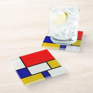 Mondrian 2 glasuntersetzer