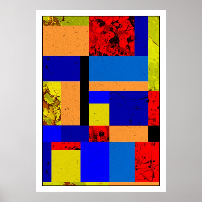 Mondrian #3-1 poster (Vorne)