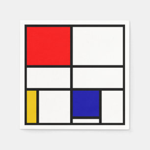 Mondrian 3 serviette