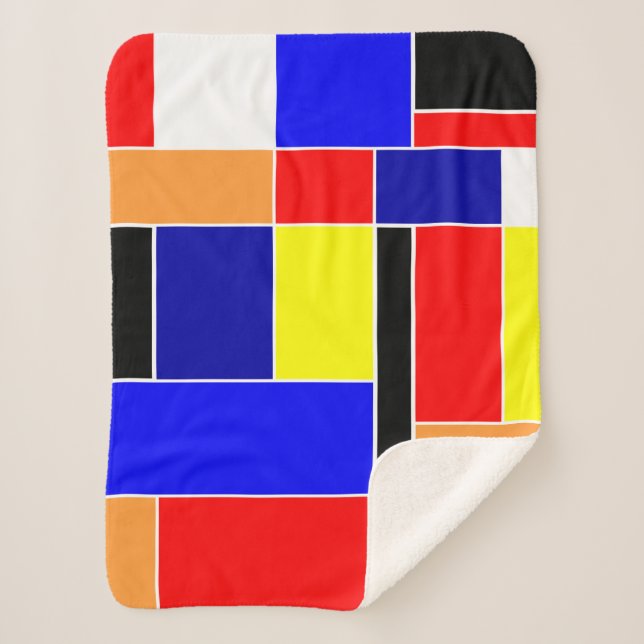 Mondrian #48 sherpadecke (Vorderseite)
