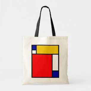 Mondrian 4 tragetasche