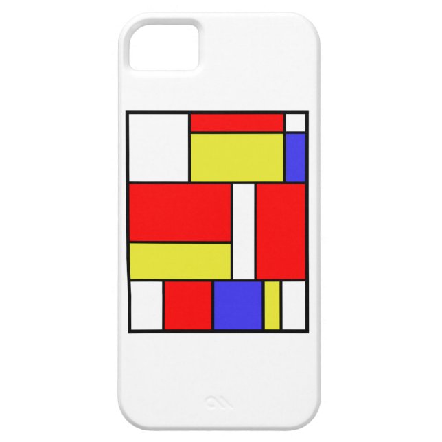 Mondrian #57 Case-Mate iPhone hülle (Rückseite)