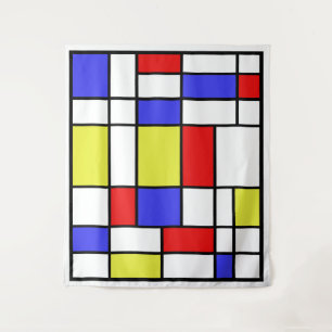 Mondrian #59 groß wandteppich