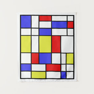 Mondrian #59 Klein Wandteppich